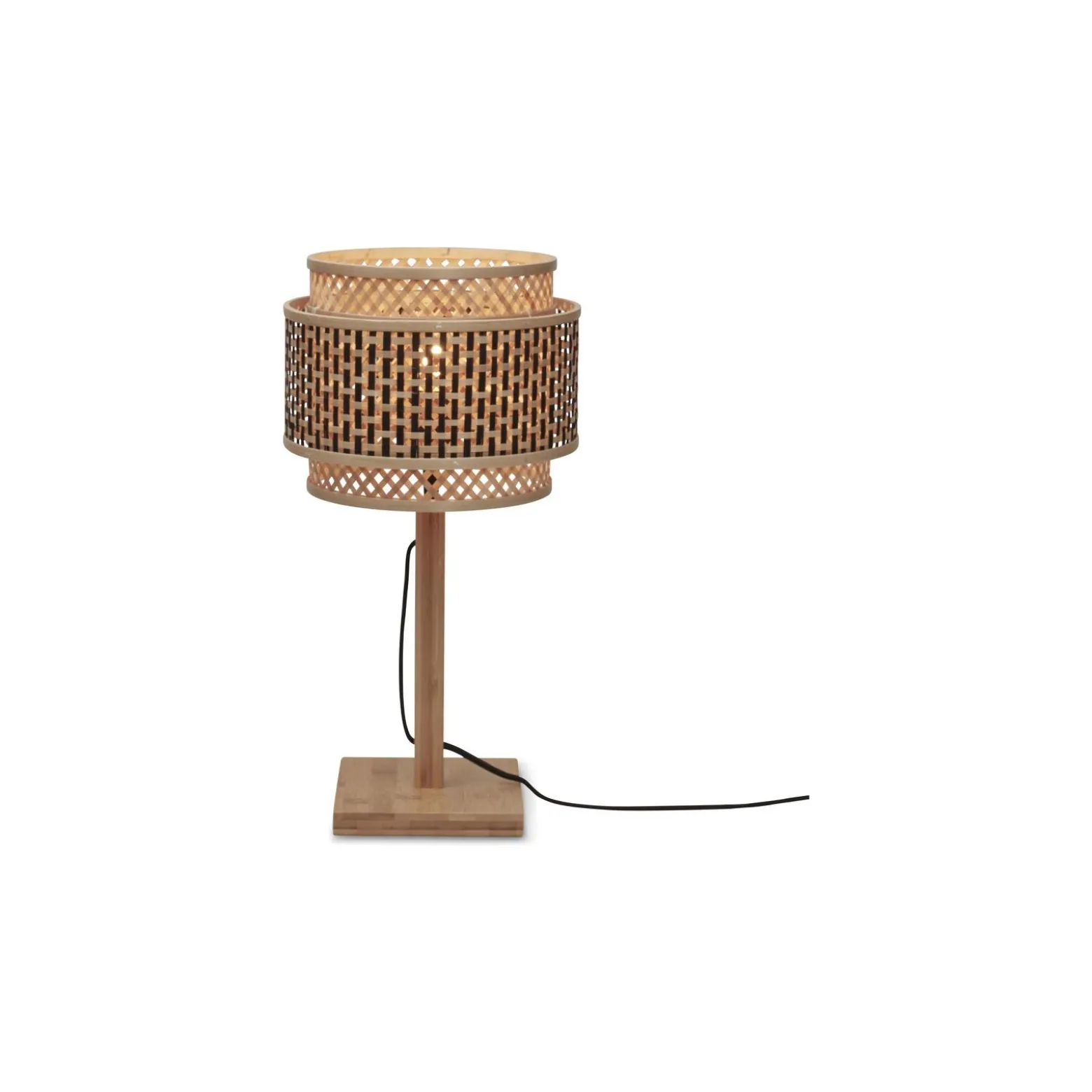 Good&Mojo Bordslampa Bhutan Bambu Brun | Passande för 1x E27