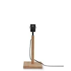 Good&Mojo Bordslampa Iguazu Bambu Brun | Passande för 1x E27