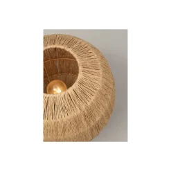 Good&Mojo Bordslampa Iguazu Textil Brun L | Passande för 1x E27
