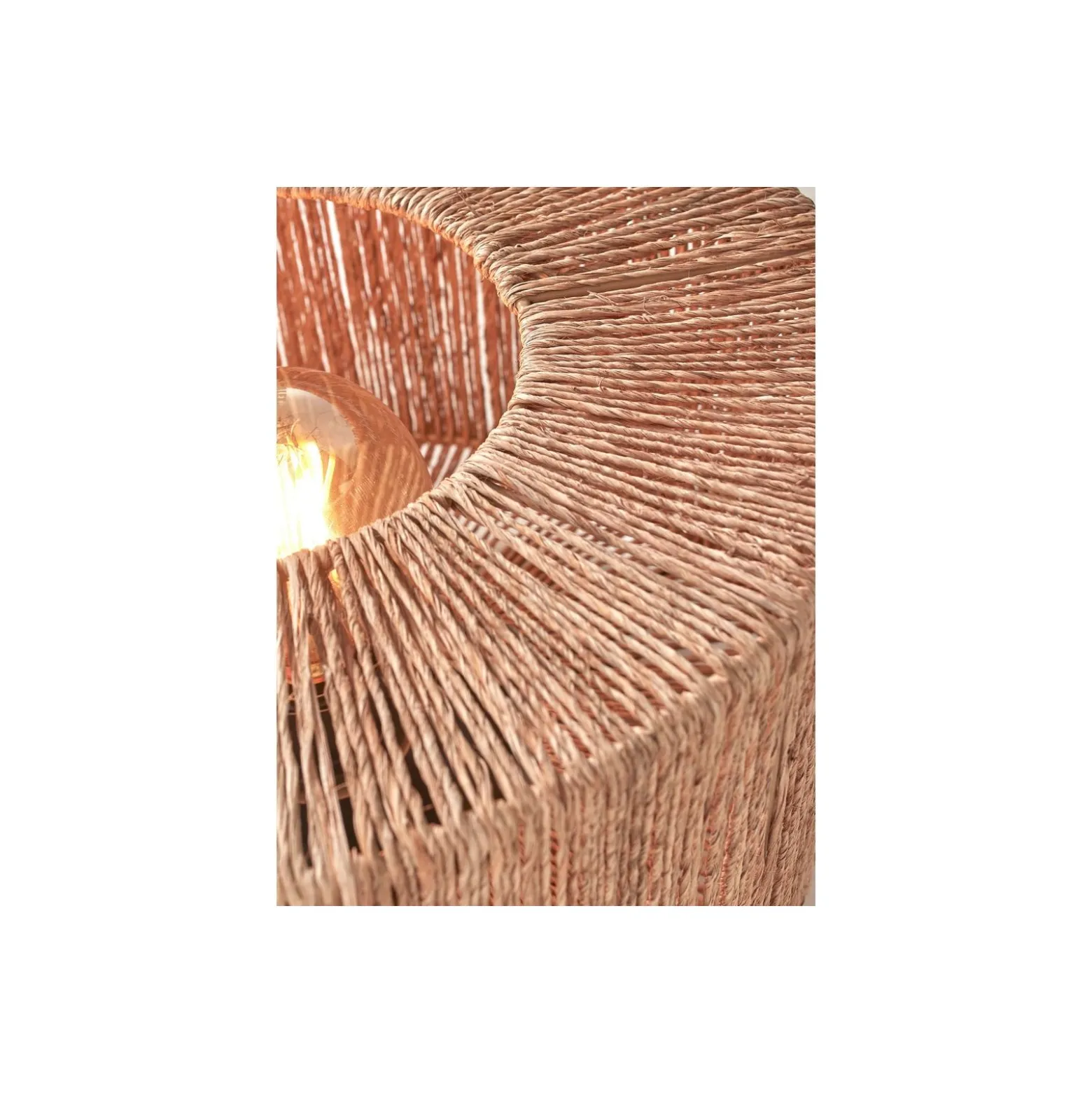 Good&Mojo Bordslampa Iguazu Textil Brun S | Passande för 1x E27