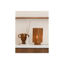 Good&Mojo Bordslampa Panama Rotting Brun L | Passande för 1x E27