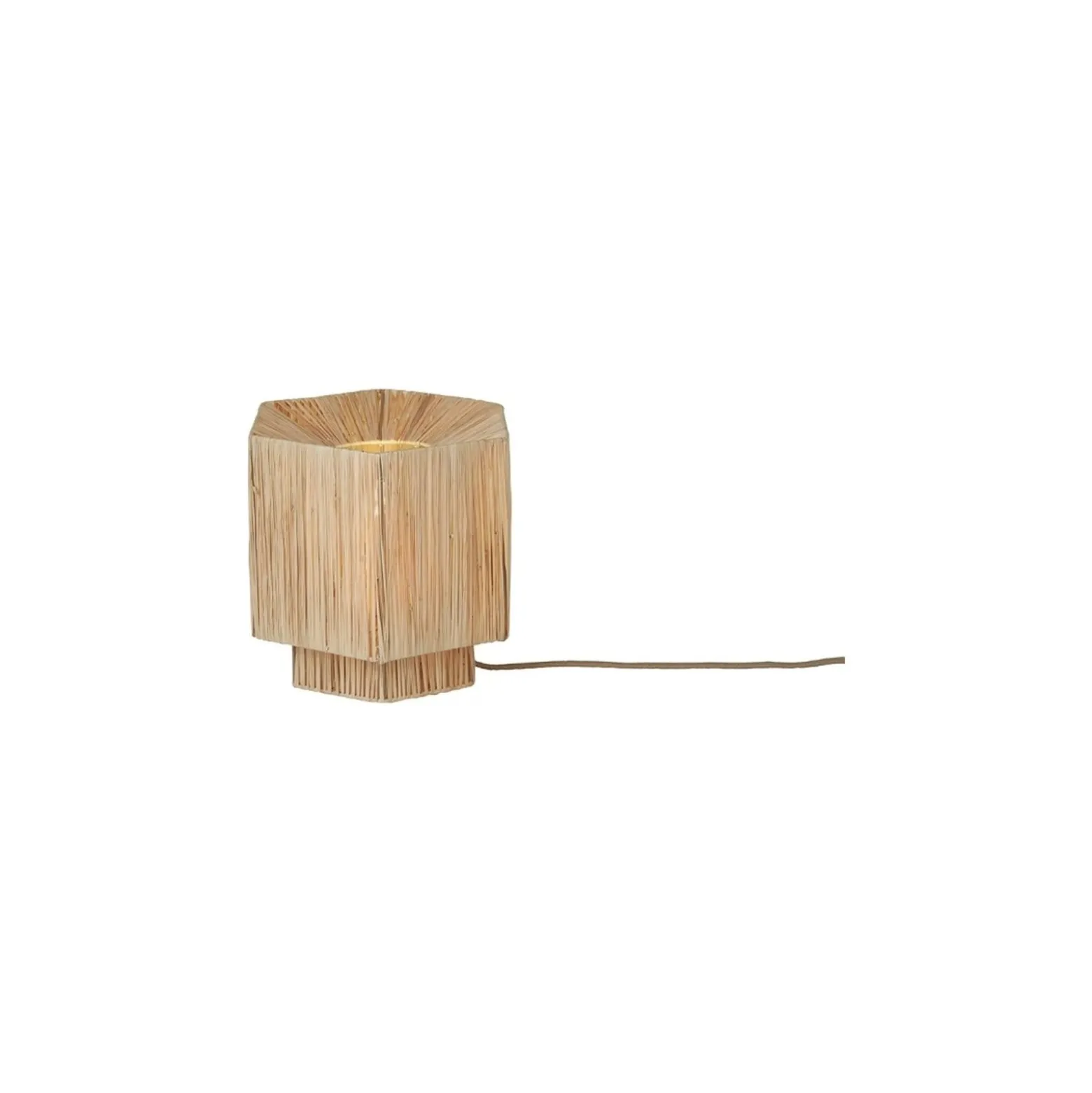 Good&Mojo Bordslampa Panama Rotting Natural S | Passande för 1x E27