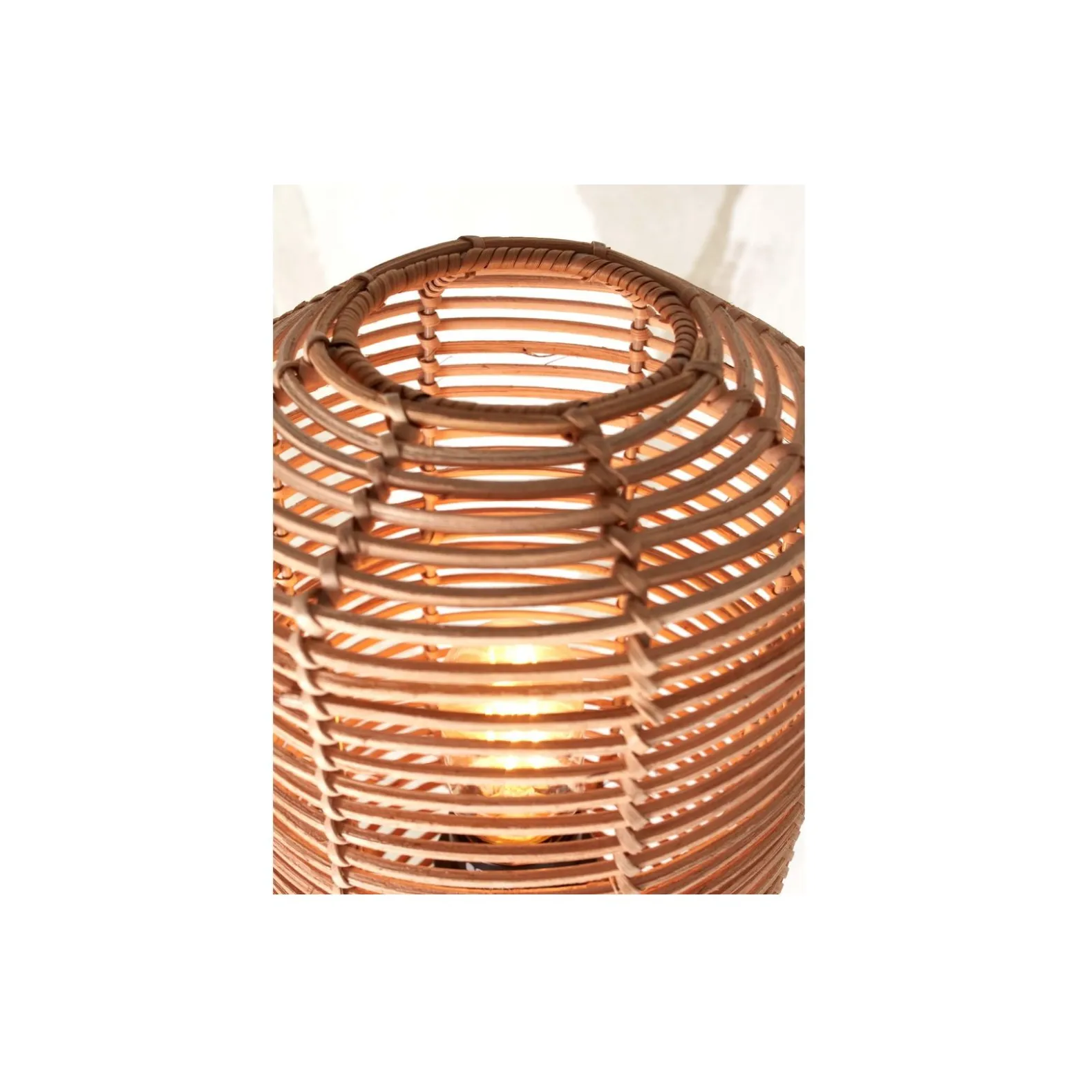 Good&Mojo Bordslampa Tanami Bambu Brun | Passande för 1x E27
