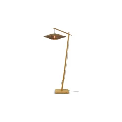 Good&Mojo Golvlampa Bali Bambu Svart | Passande för 1x E27