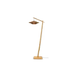 Good&Mojo Golvlampa Bali Bambu Svart | Passande för 1x E27