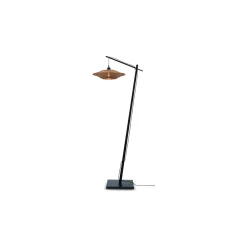 Good&Mojo Golvlampa Bali Bambu Svart | Passande för 1x E27