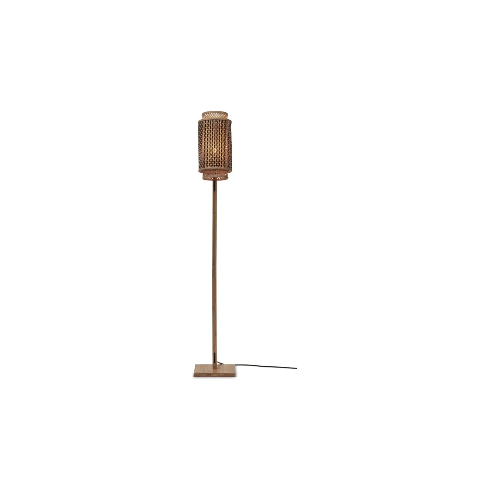 Good&Mojo Golvlampa Bhutan Bambu Brun | Passande för 1x E27