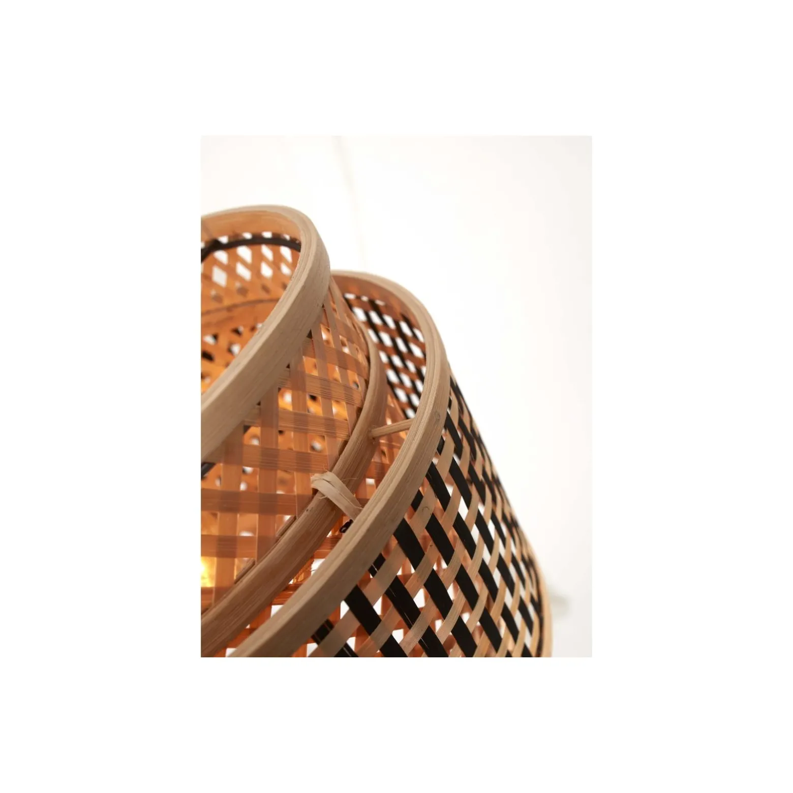 Good&Mojo Golvlampa Bhutan Bambu Brun | Passande för 1x E27