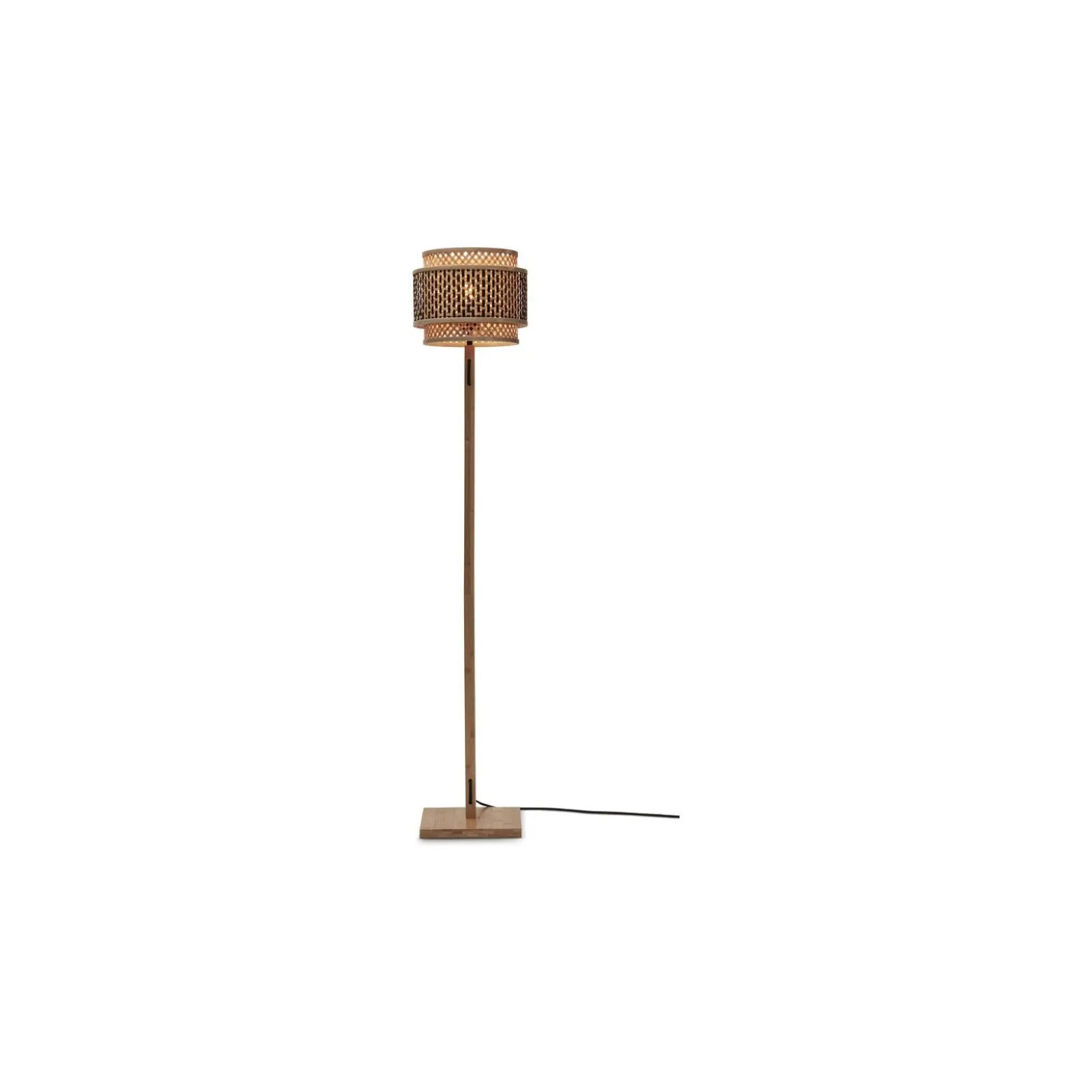 Good&Mojo Golvlampa Bhutan Bambu Brun | Passande för 1x E27