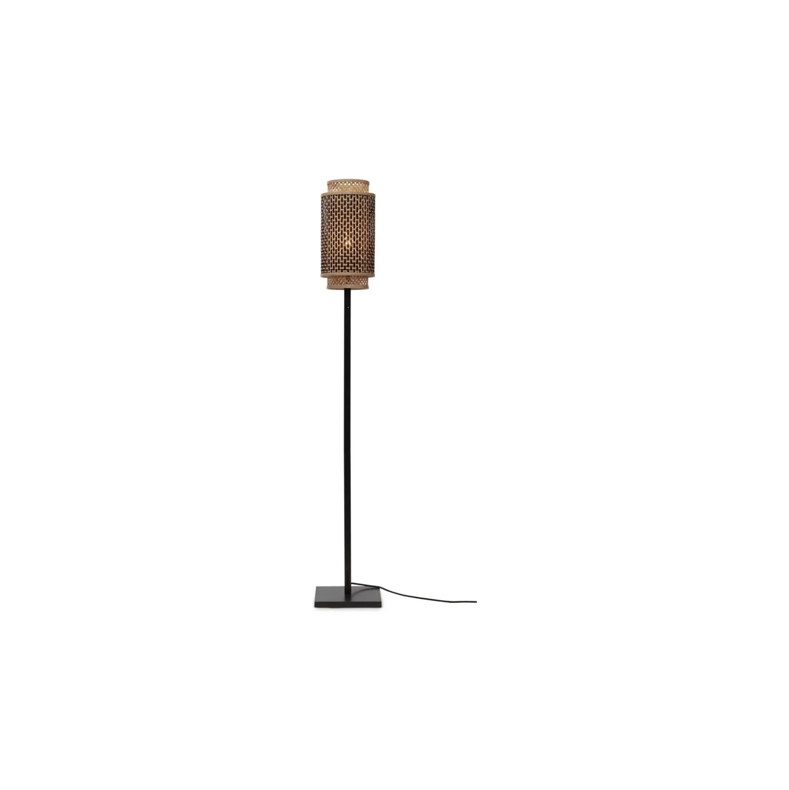 Good&Mojo Golvlampa Bhutan Bambu Brun | Passande för 1x E27