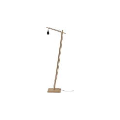 Good&Mojo Golvlampa Bhutan Bambu Brun S | Passande för 1x E27
