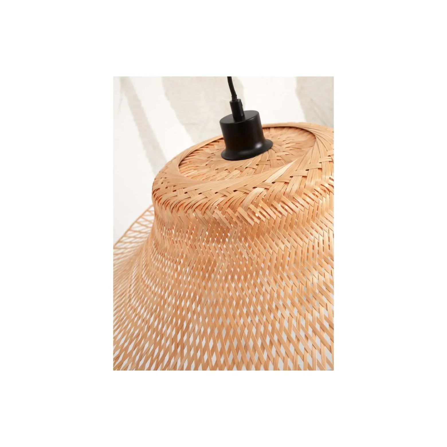 Good&Mojo Golvlampa Ibiza Bambu Brun | Passande för 1x E27