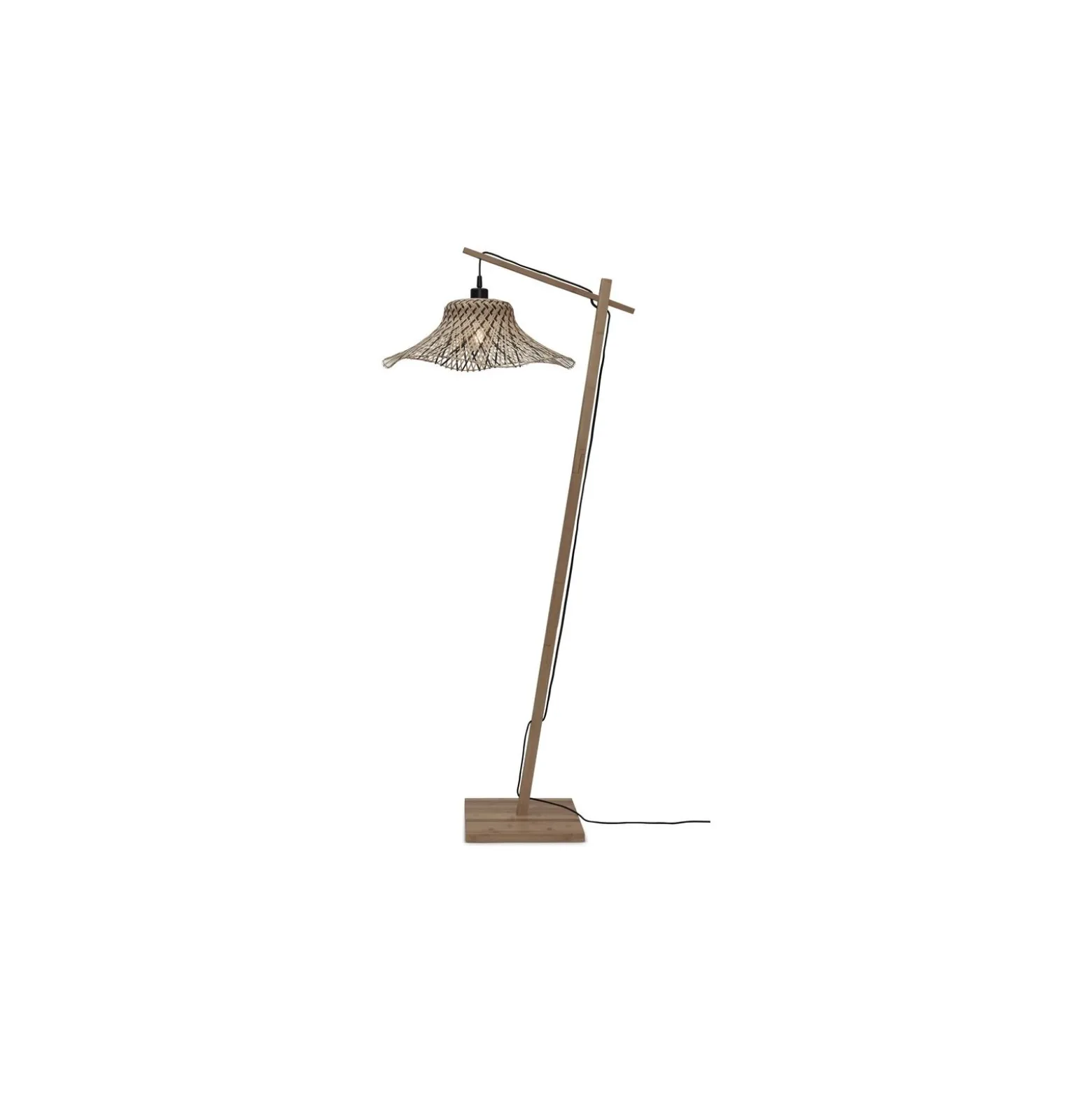 Good&Mojo Golvlampa Ibiza Bambu Brun | Passande för 1x E27
