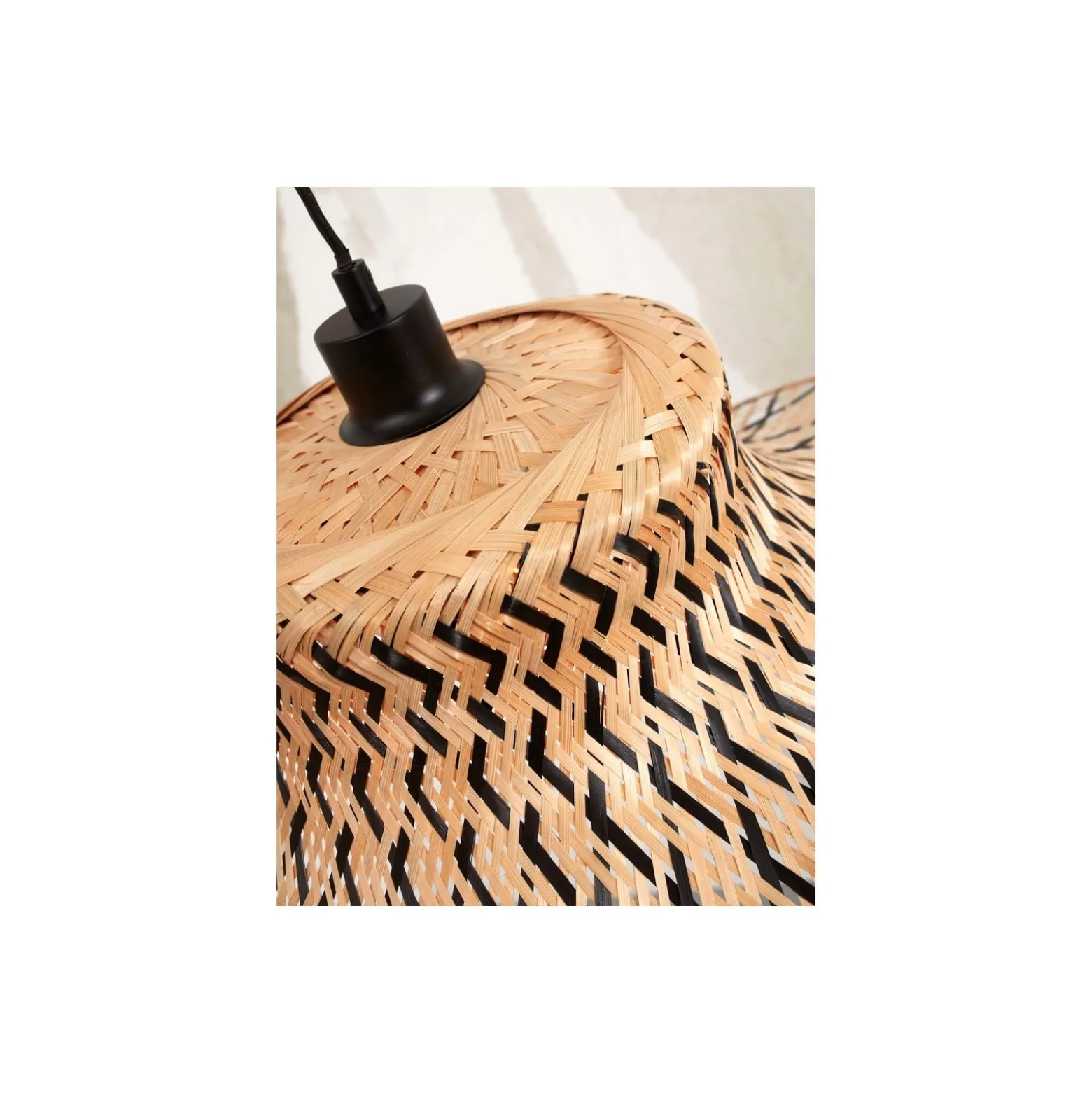 Good&Mojo Golvlampa Ibiza Bambu Brun | Passande för 1x E27