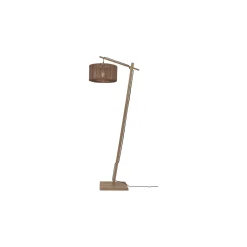 Good&Mojo Golvlampa Iguazu Bambu Brun | Passande för 1x E27