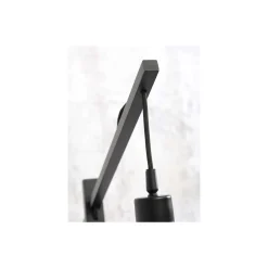 Good&Mojo Golvlampa Iguazu Bambu Svart | Passande för 1x E27