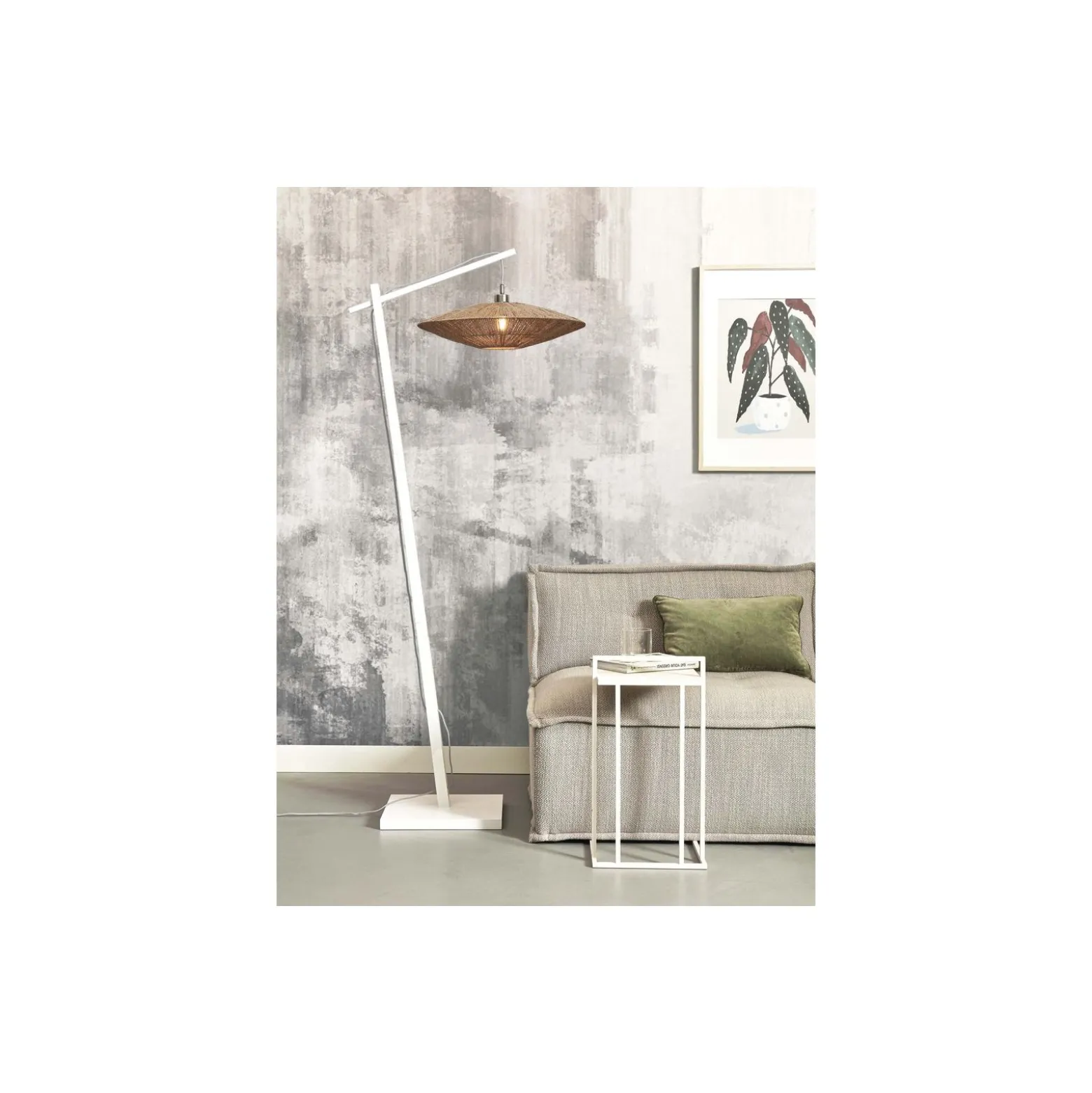 Good&Mojo Golvlampa Iguazu Bambu Brun | Passande för 1x E27