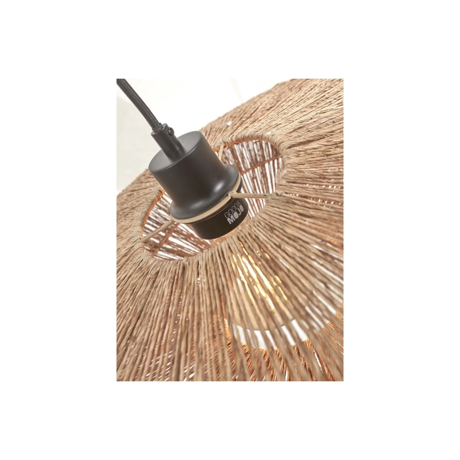 Good&Mojo Golvlampa Iguazu Bambu Brun | Passande för 1x E27