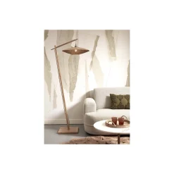 Good&Mojo Golvlampa Iguazu Jute Brun | Passande för 1x E27