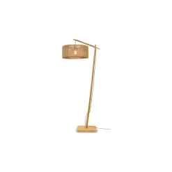Good&Mojo Golvlampa Iguazu Textil Brun | Passande för 1x E27