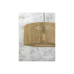 Good&Mojo Golvlampa Iguazu Textil Brun | Passande för 1x E27