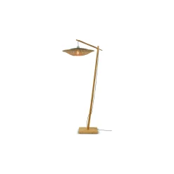 Good&Mojo Golvlampa Kalimantan Bambu Svart | Passande för 1x E27