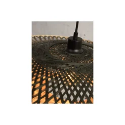 Good&Mojo Golvlampa Kalimantan Bambu Svart | Passande för 1x E27