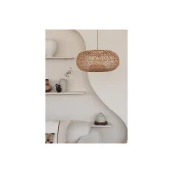 Good&Mojo Pendellampa Arizona Rattan Natural S | Passande för 1x E27