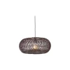 Good&Mojo Pendellampa Arizona Rattan Burgundy S | Passande för 1x E27