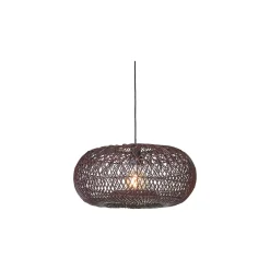 Good&Mojo Pendellampa Arizona Rattan Burgundy S | Passande för 1x E27