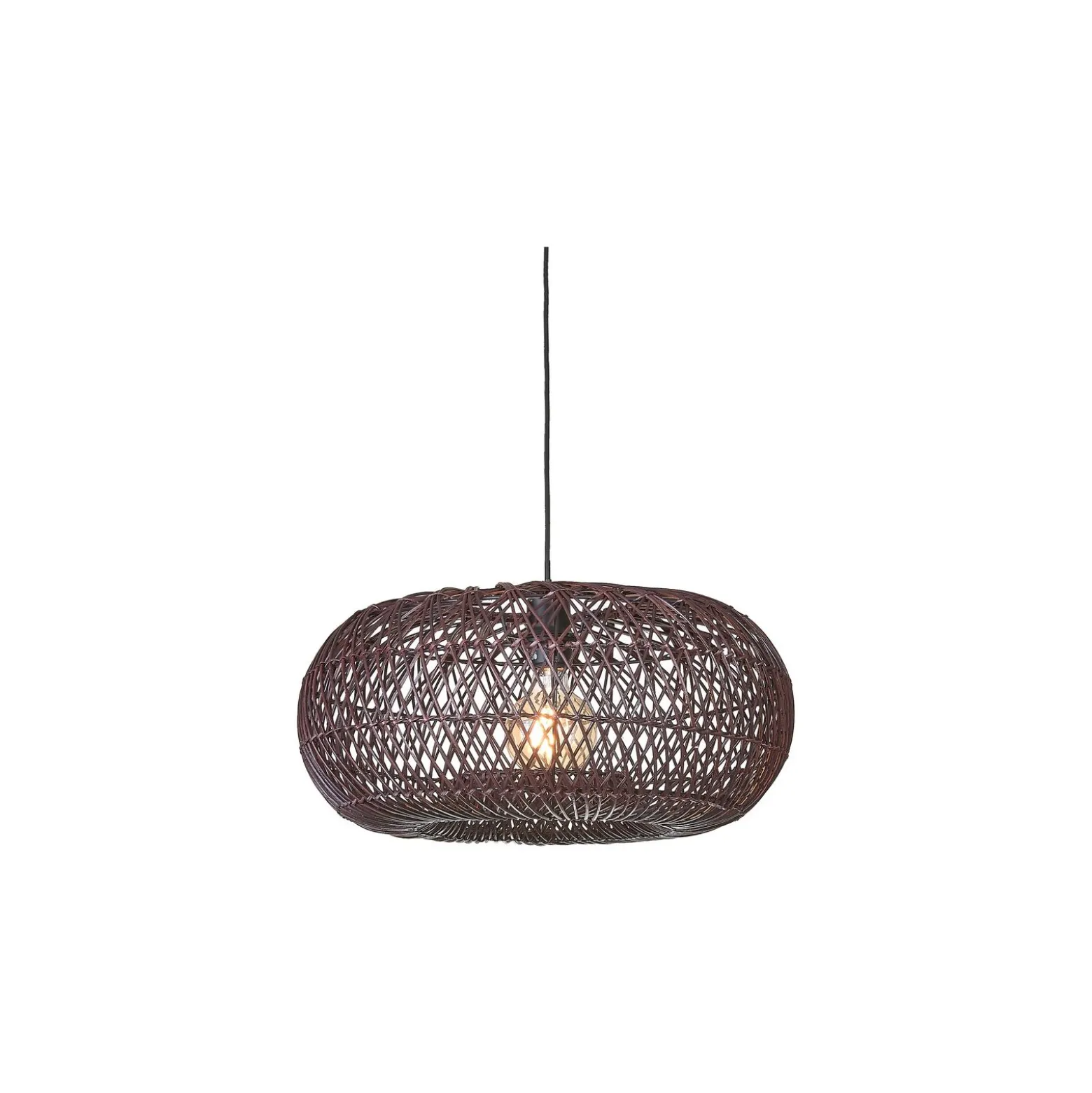 Good&Mojo Pendellampa Arizona Rattan Burgundy S | Passande för 1x E27