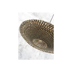 Good&Mojo Pendellampa Bali Bambu Svart L | Passande för 1x E27