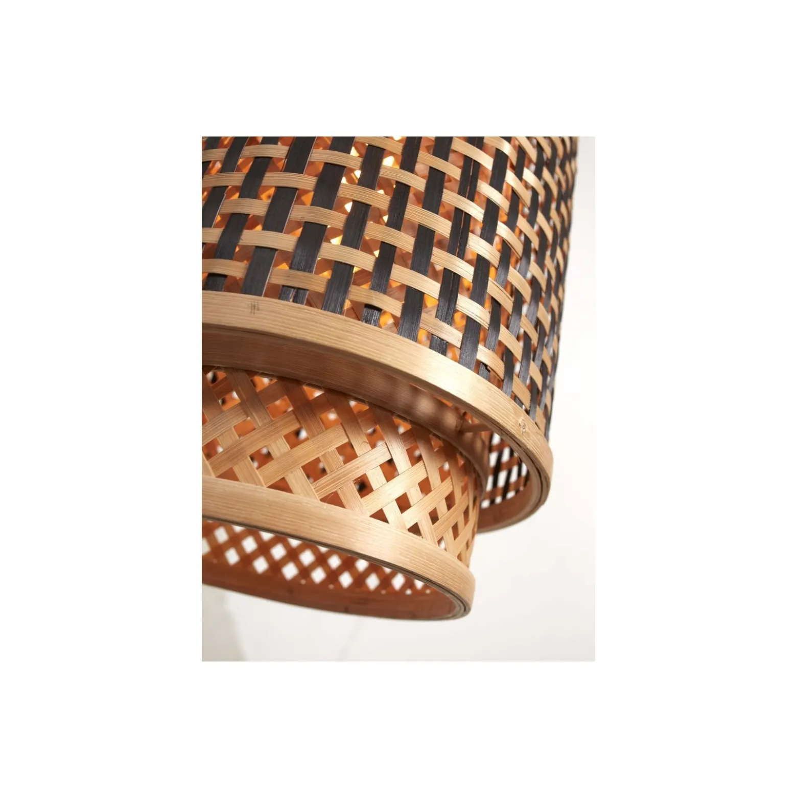Good&Mojo Pendellampa Bhutan Bambu Brun L | Passande för 1x E27