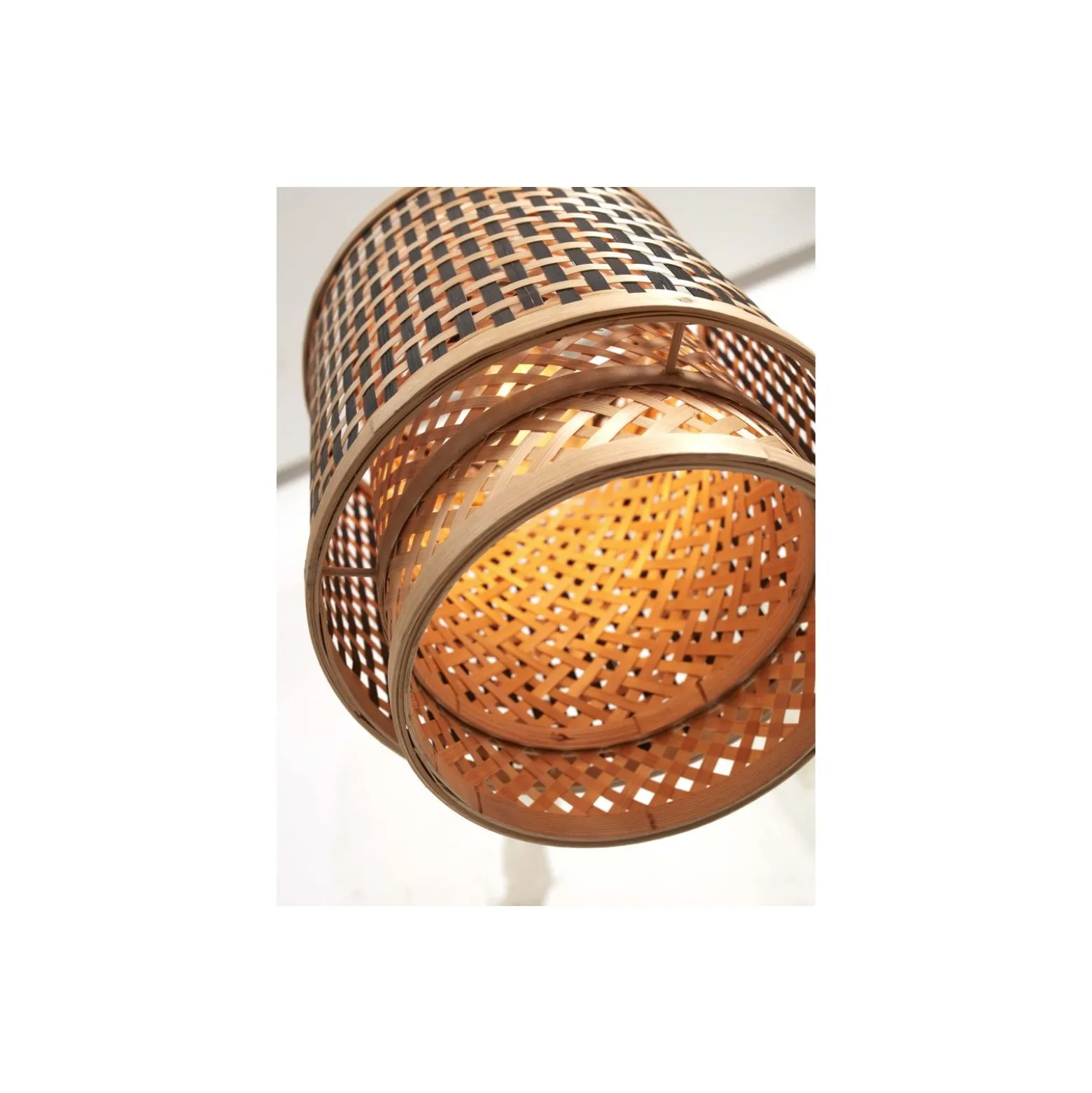 Good&Mojo Pendellampa Bhutan Bambu Brun L | Passande för 1x E27