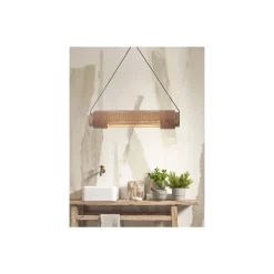 Good&Mojo Pendellampa Bhutan Bambu Brun | Passande för 2x E27