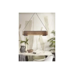 Good&Mojo Pendellampa Bhutan Bambu Brun | Passande för 2x E27
