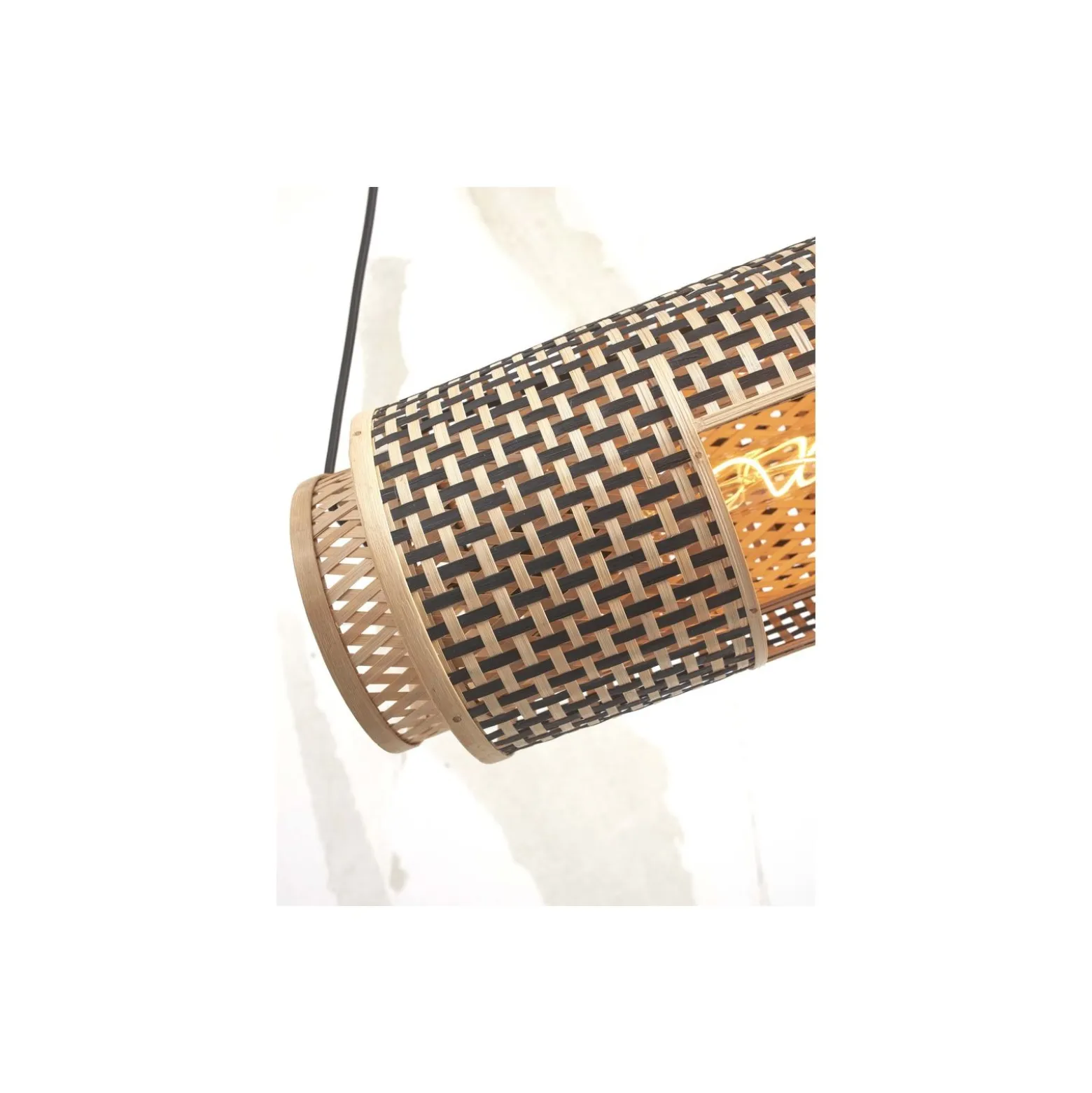 Good&Mojo Pendellampa Bhutan Bambu Brun | Passande för 2x E27