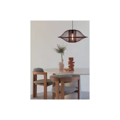Good&Mojo Pendellampa Maui Bambu Burgundy L | Passande för 1x E27