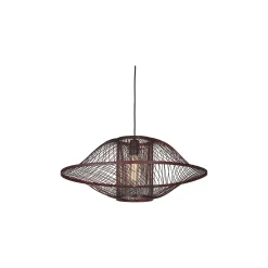 Good&Mojo Pendellampa Maui Bambu Burgundy L | Passande för 1x E27