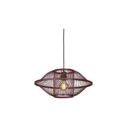 Good&Mojo Pendellampa Maui Bambu Burgundy S | Passande för 1x E27
