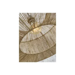 Good&Mojo Taklampa Iguazu Textil Brun L | Passande för 1x E27