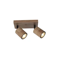 Good&Mojo Taklampa Java Bambu Brun | Passande för 2x GU10