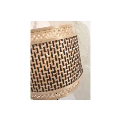 Good&Mojo Vägglampa Bhutan Bambu Brun S | Passande för 1x E27