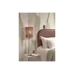 Good&Mojo Vägglampa Iguazu Jute Brun L | Passande för 1x E27