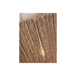 Good&Mojo Vägglampa Iguazu Jute Brun S | Passande för 1x E27