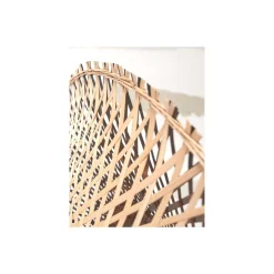 Good&Mojo Vägglampa Kalimantan Bambu Svart S | Passande för 1x E27