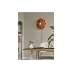 Good&Mojo Vägglampa Panama Rotting Brun | Passande för 1x E27