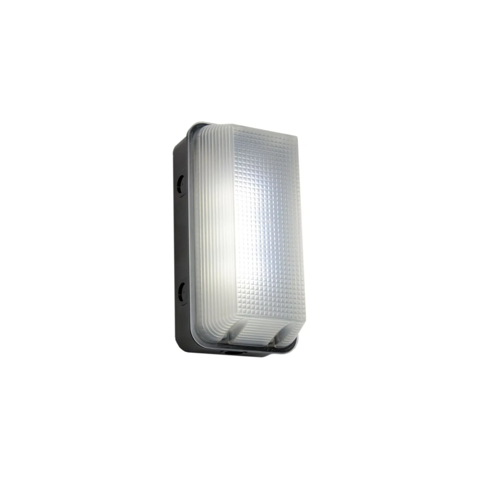 Interlight LED Plafond Vandalsäker Svart 8W 600lm - 840 Kallvit | IP65