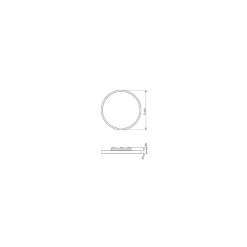 Interlight LED Dream Sirius+ Vit 42W 4620lm - 830-840-857 CCT | Ø600mm - Dali Dimbar