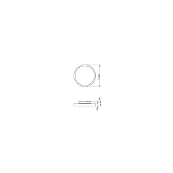Interlight LED Dream Sirius+ Vit 25W 3950lm - 830-840-857 CCT | Ø400mm - Dali Dimbar